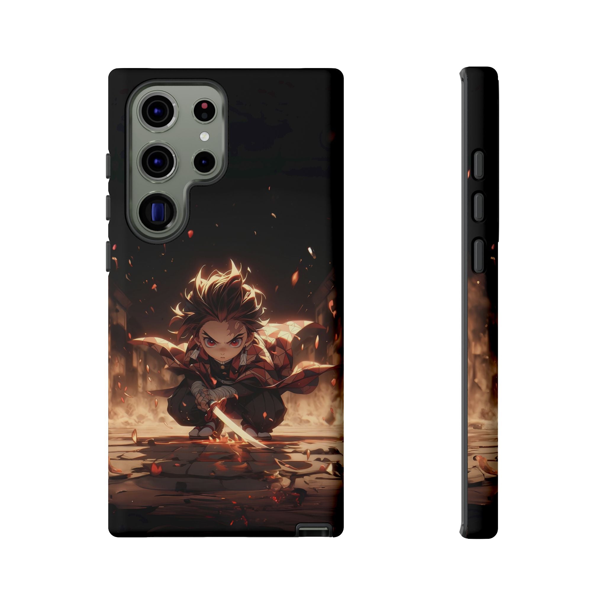 Tough Phone Case – Chibi Tanjiro Kamado Anime Protective Case for iPhone & Samsung