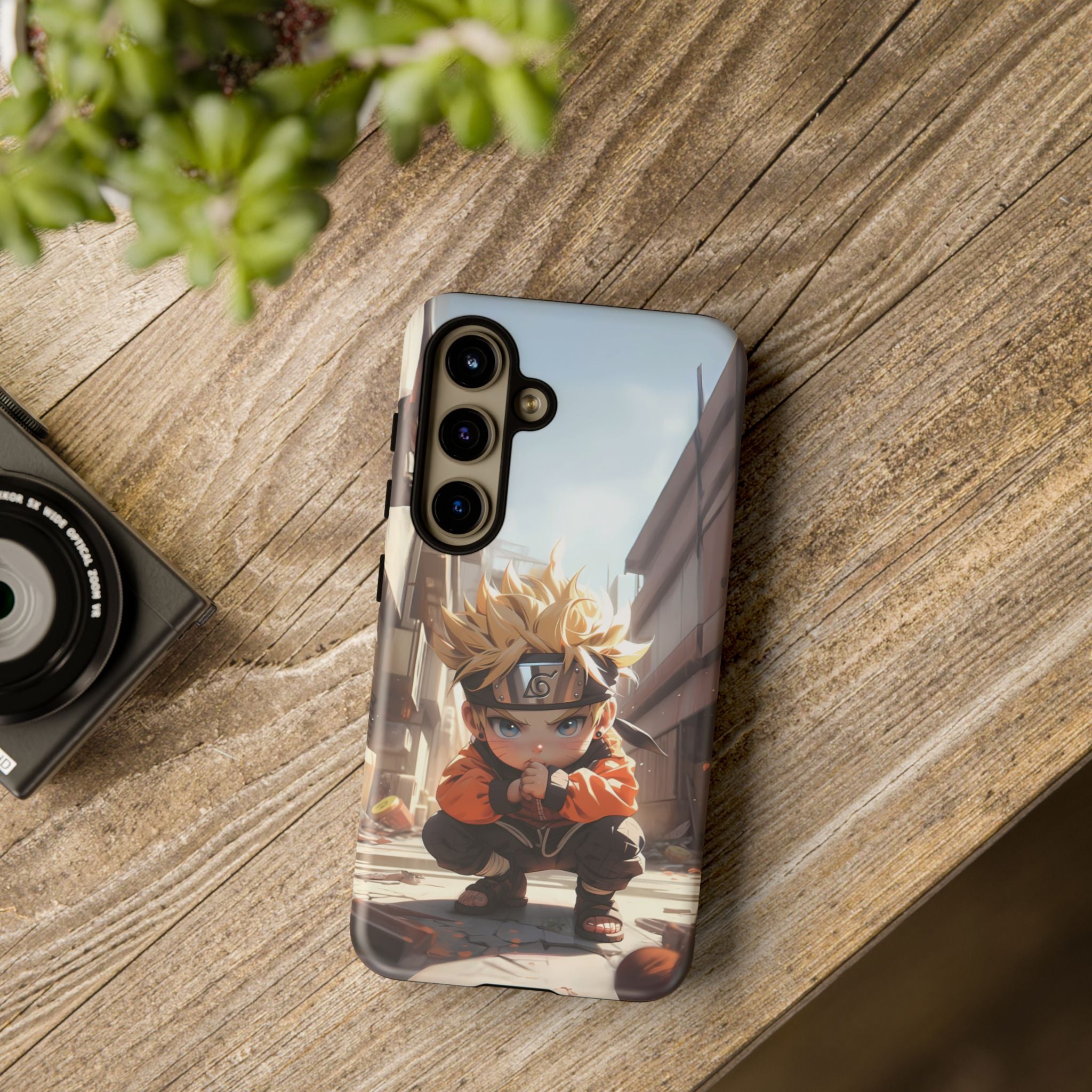 Chibi Naruto Tough Phone Case – Anime Protective Case for iPhone & Samsung, UV Resistant, Durable & Stylish