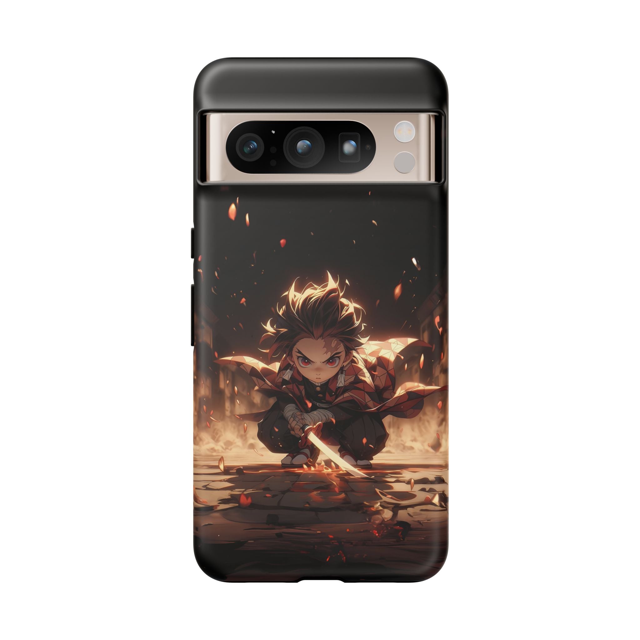 Tough Phone Case – Chibi Tanjiro Kamado Anime Protective Case for iPhone & Samsung