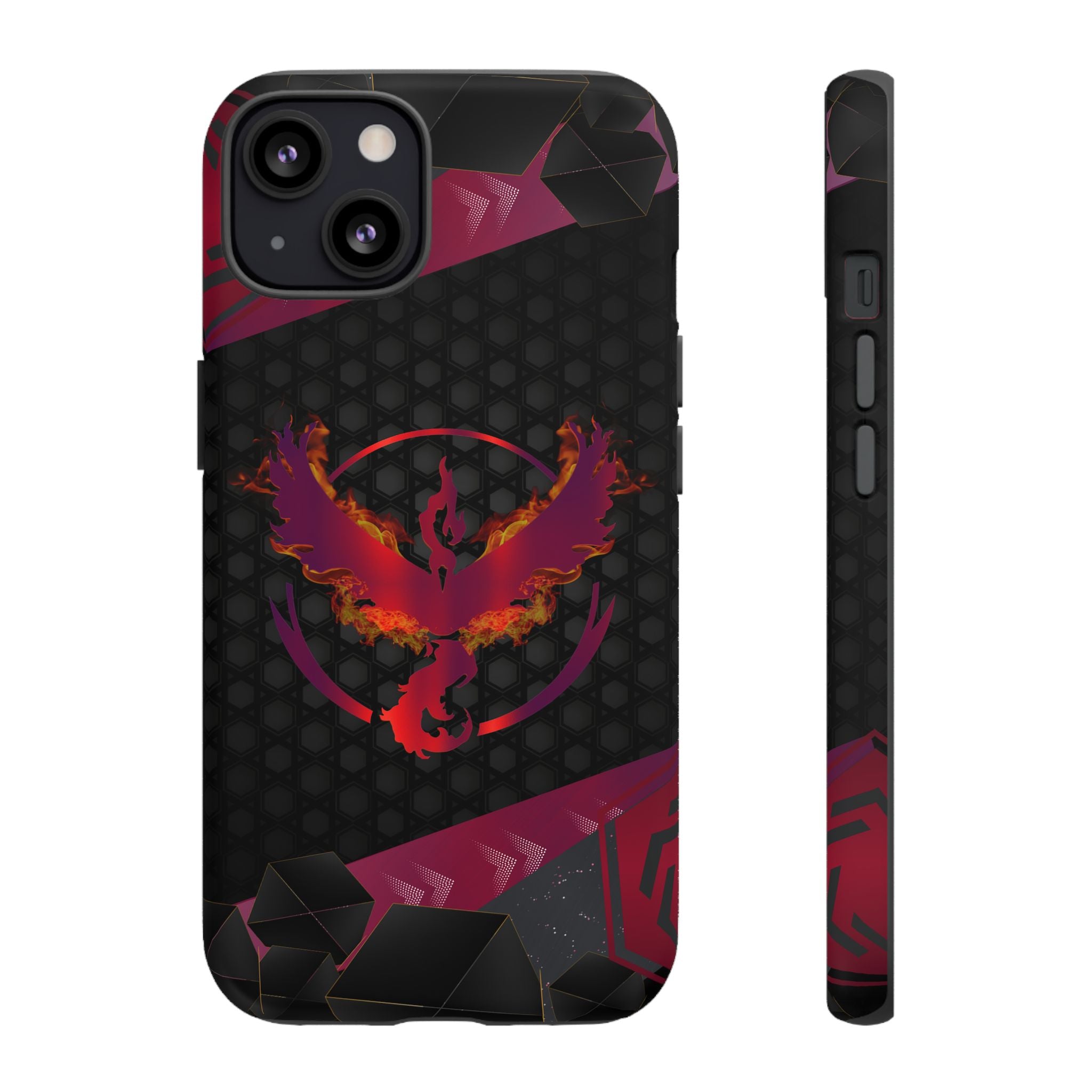 Pokémon Phone Case – Team Valor Tough & Rugged Dual-Layer Protection for iPhone, Samsung, Pixel | Wireless Charging Ready