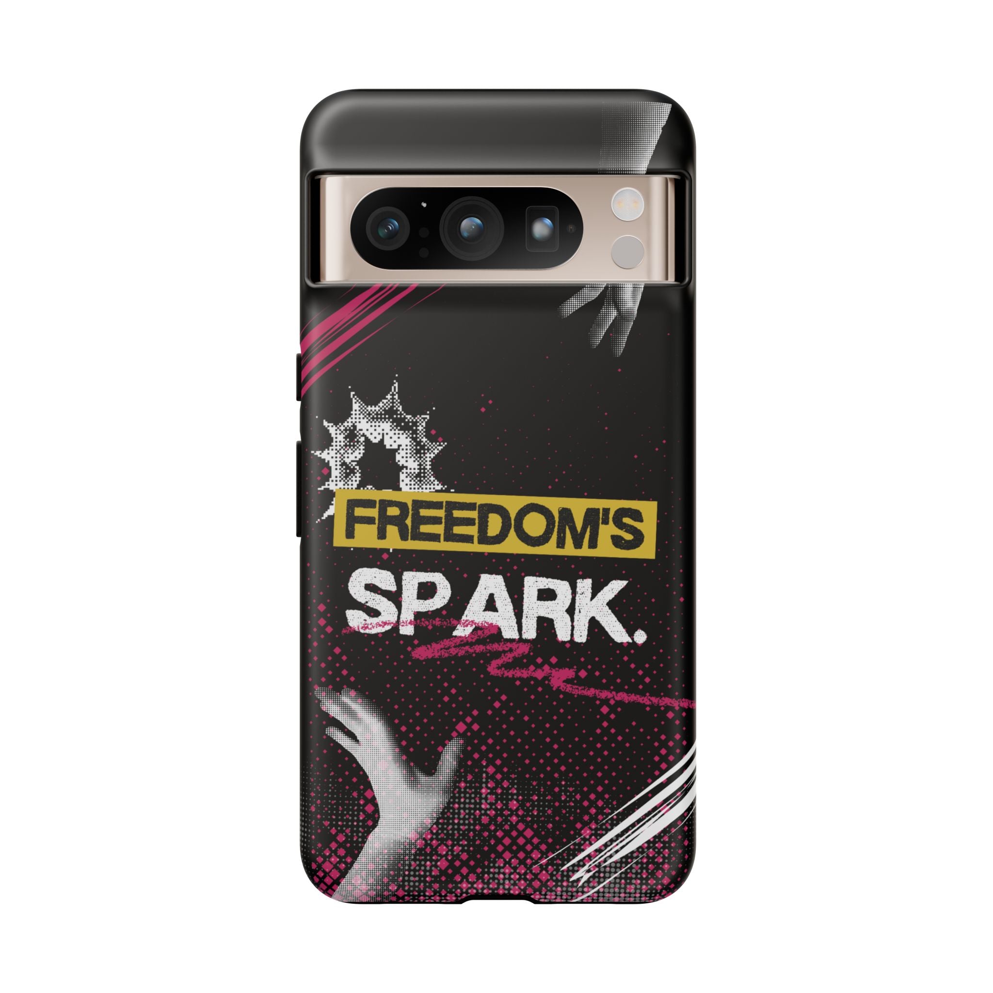 Tough Cases - Freedom's Spark Motivationsl Themed Phone Protection for iPhone, Samsung, and Google Pixel (Matte/Glossy)