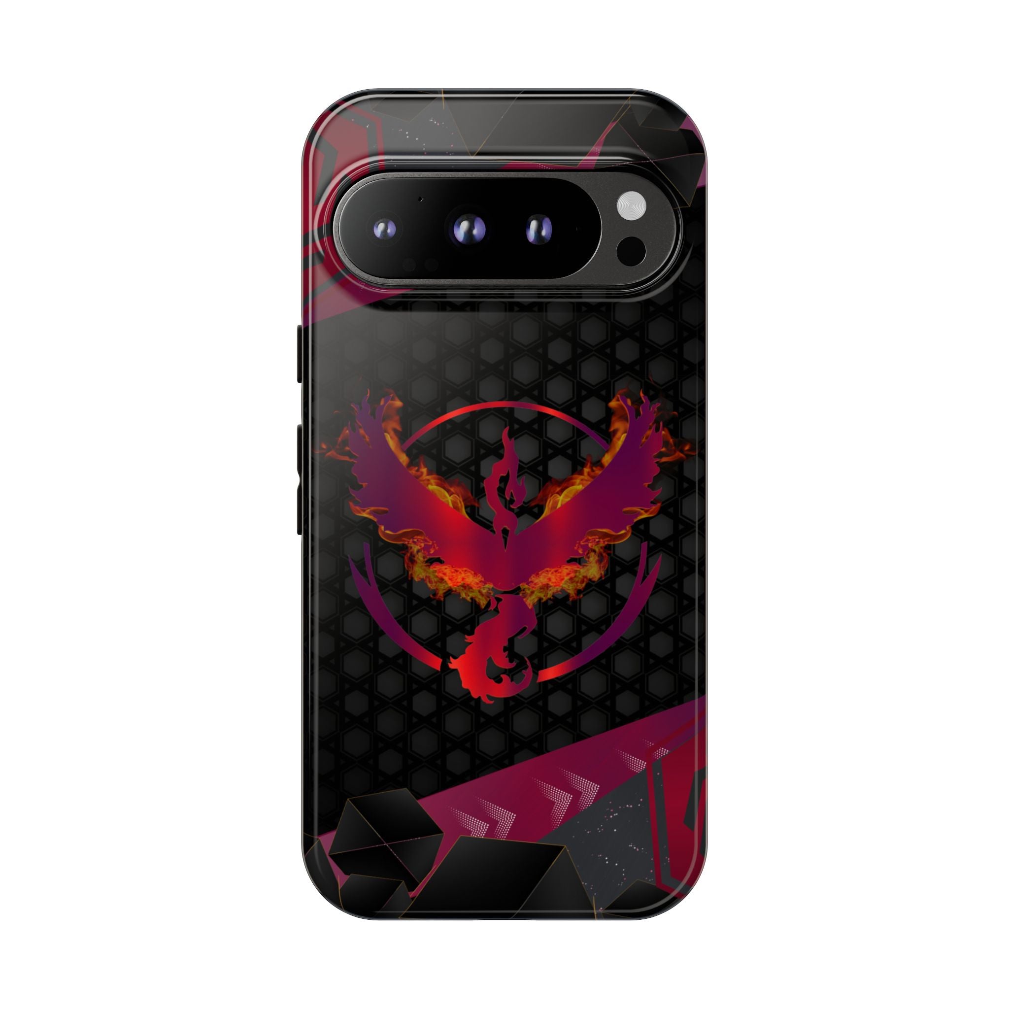 Pokémon Phone Case – Team Valor Tough & Rugged Dual-Layer Protection for iPhone, Samsung, Pixel | Wireless Charging Ready