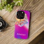 Vibrant 3D Cube Phone Case - Colorful Gradient Art for iPhone, Samsung & Pixel