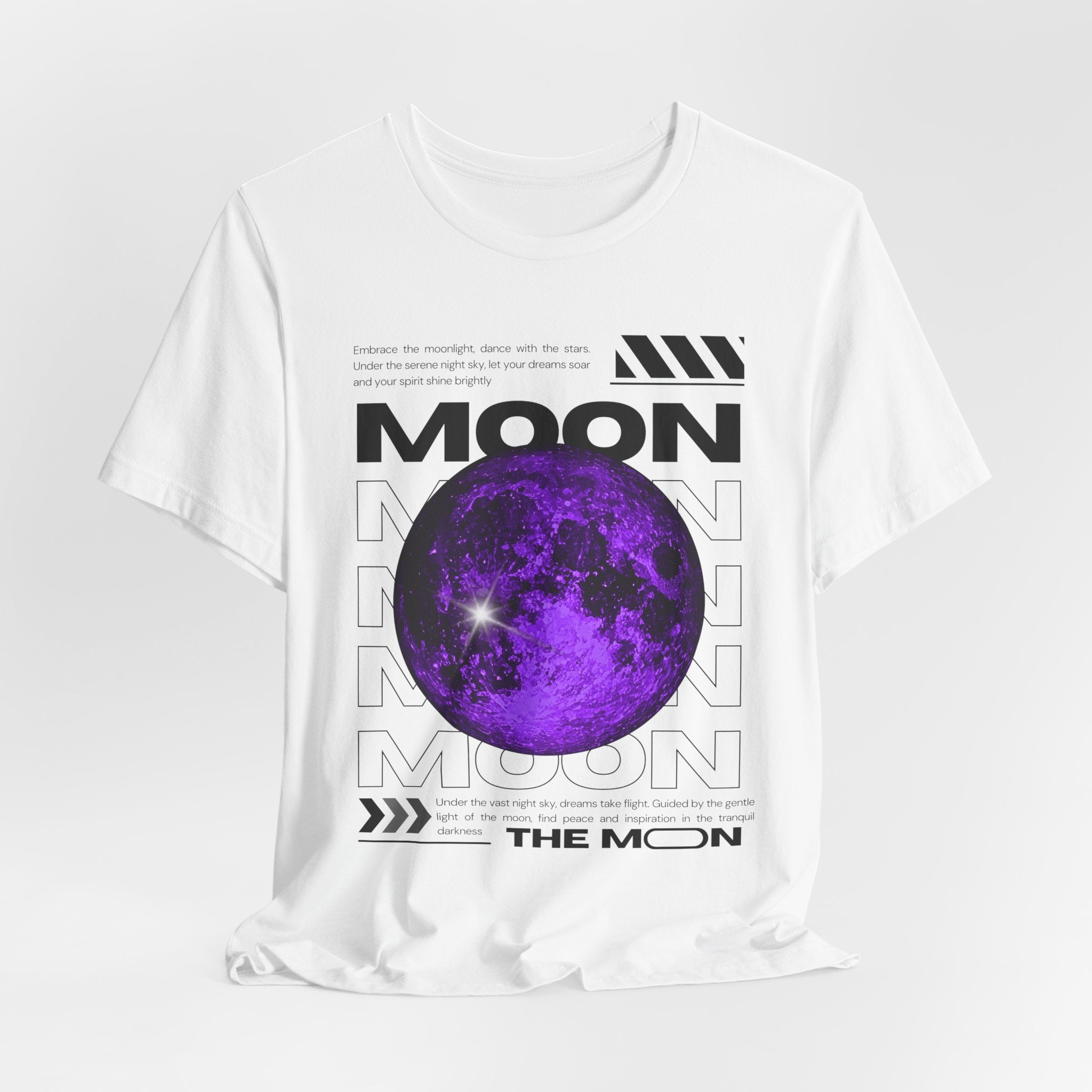Unisex Moon-Themed T-Shirt | Casual Short Sleeve Tee | Astronaut Lover Gift