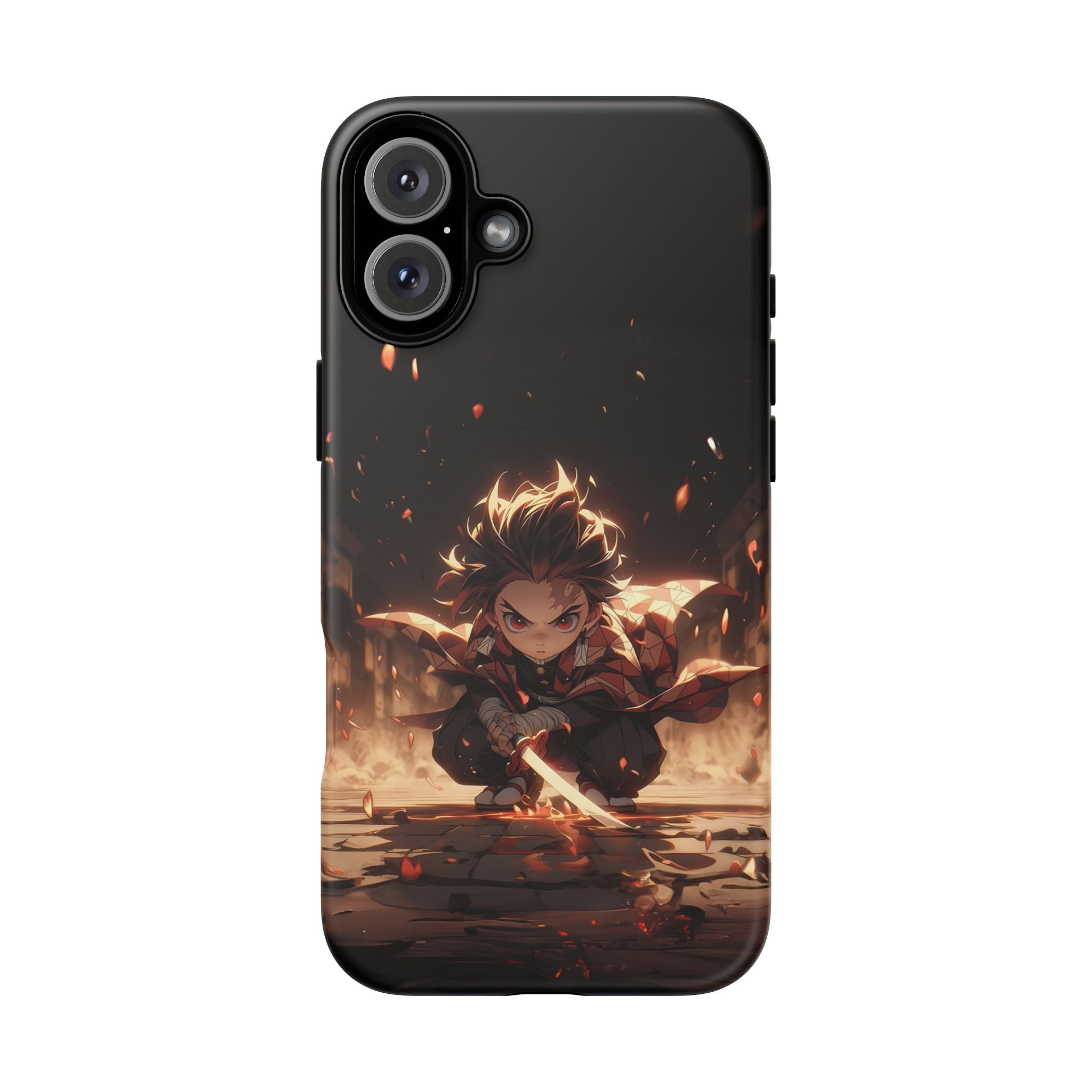 Tough Phone Case – Chibi Tanjiro Kamado Anime Protective Case for iPhone & Samsung