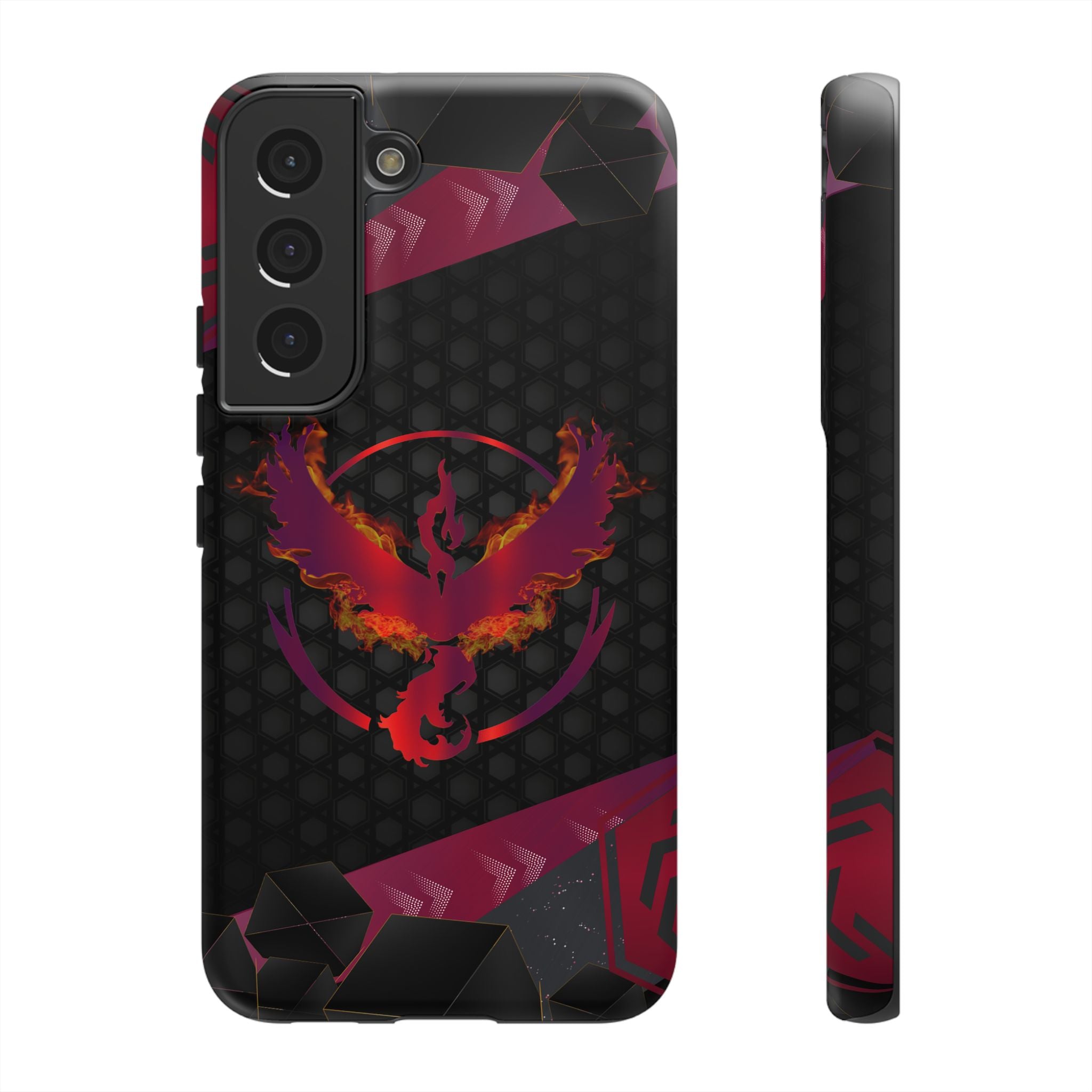 Pokémon Phone Case – Team Valor Tough & Rugged Dual-Layer Protection for iPhone, Samsung, Pixel | Wireless Charging Ready