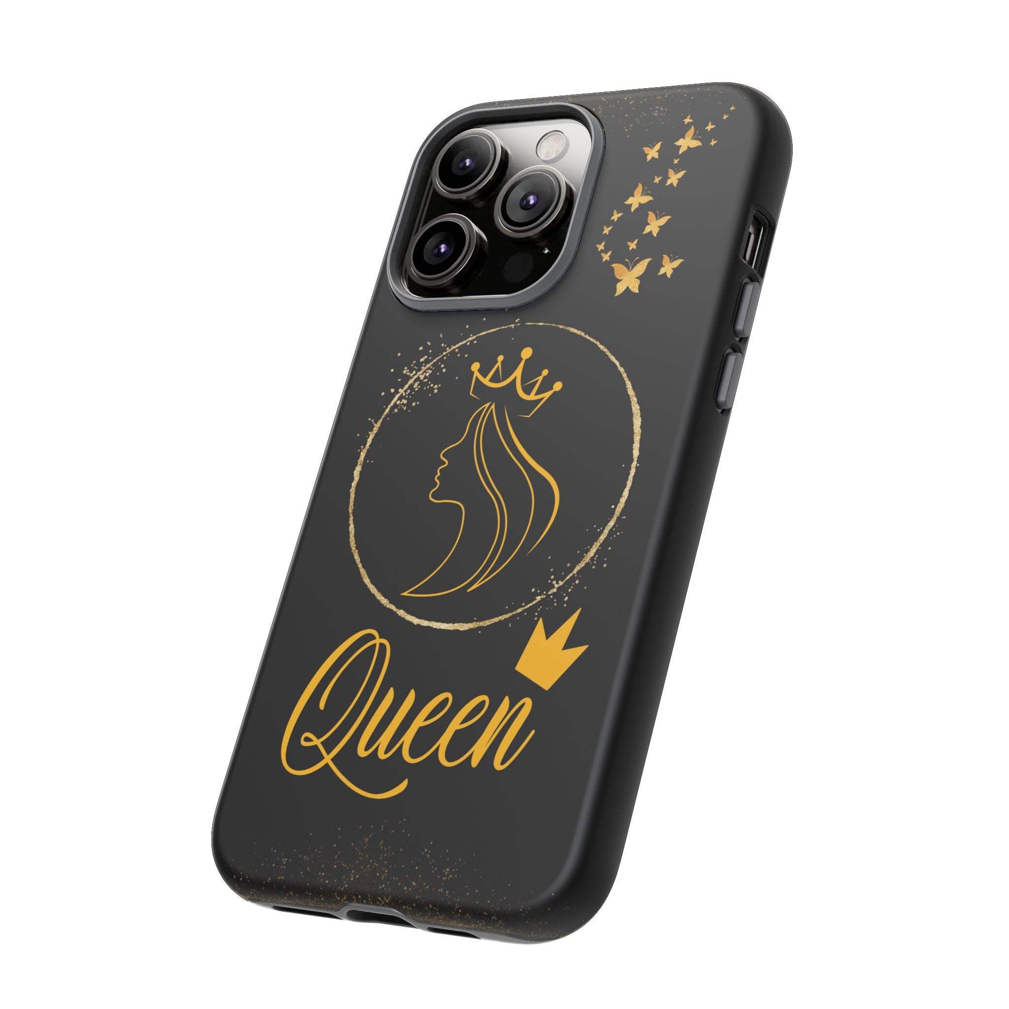 Tough Case Queen Phone Case – Matte & Glossy Crown Design for iPhone, Samsung & Pixel