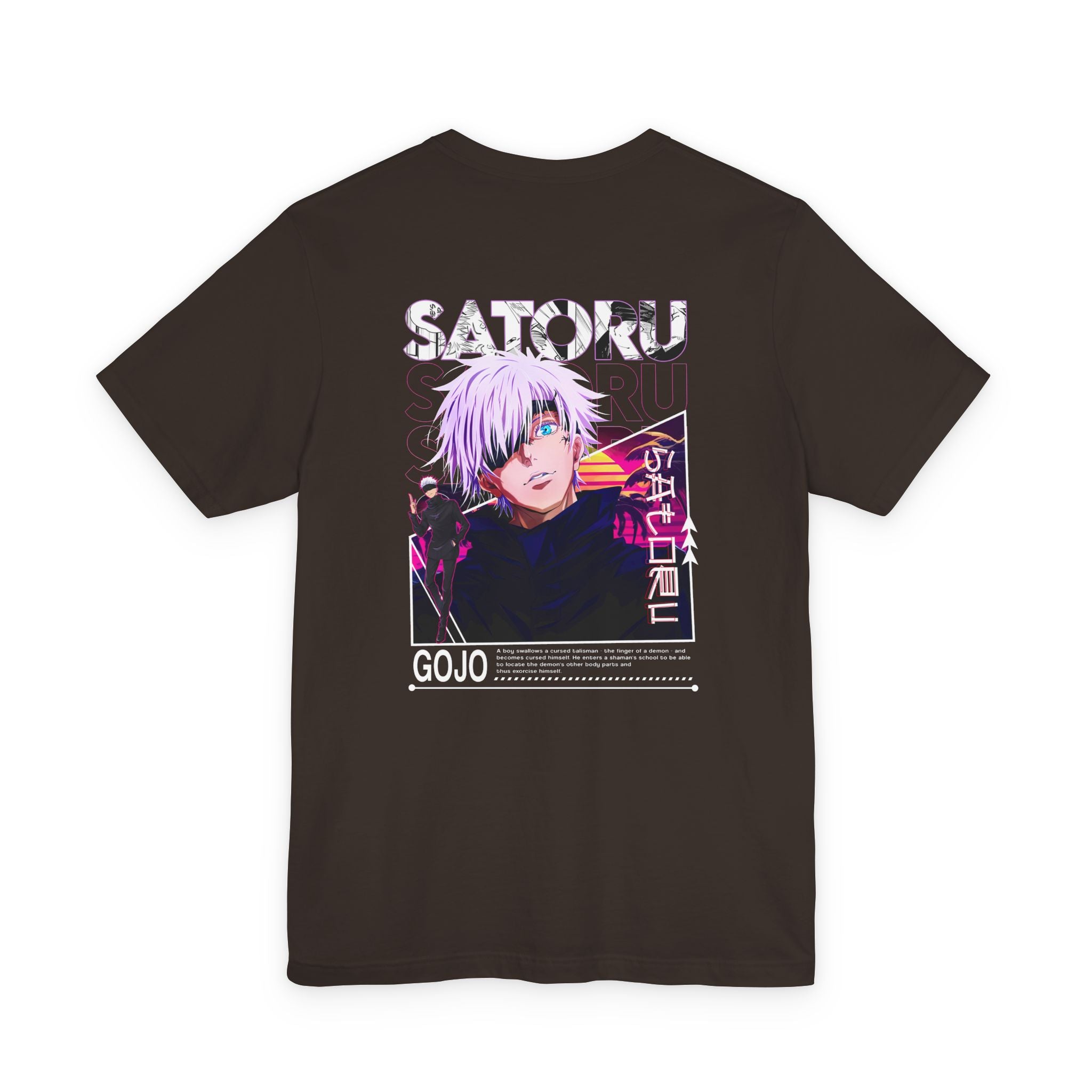 Gojou Satoru Shirt – Unisex Anime Graphic Tee | Soft Cotton for Jujutsu Kaisen Fans & Collectors