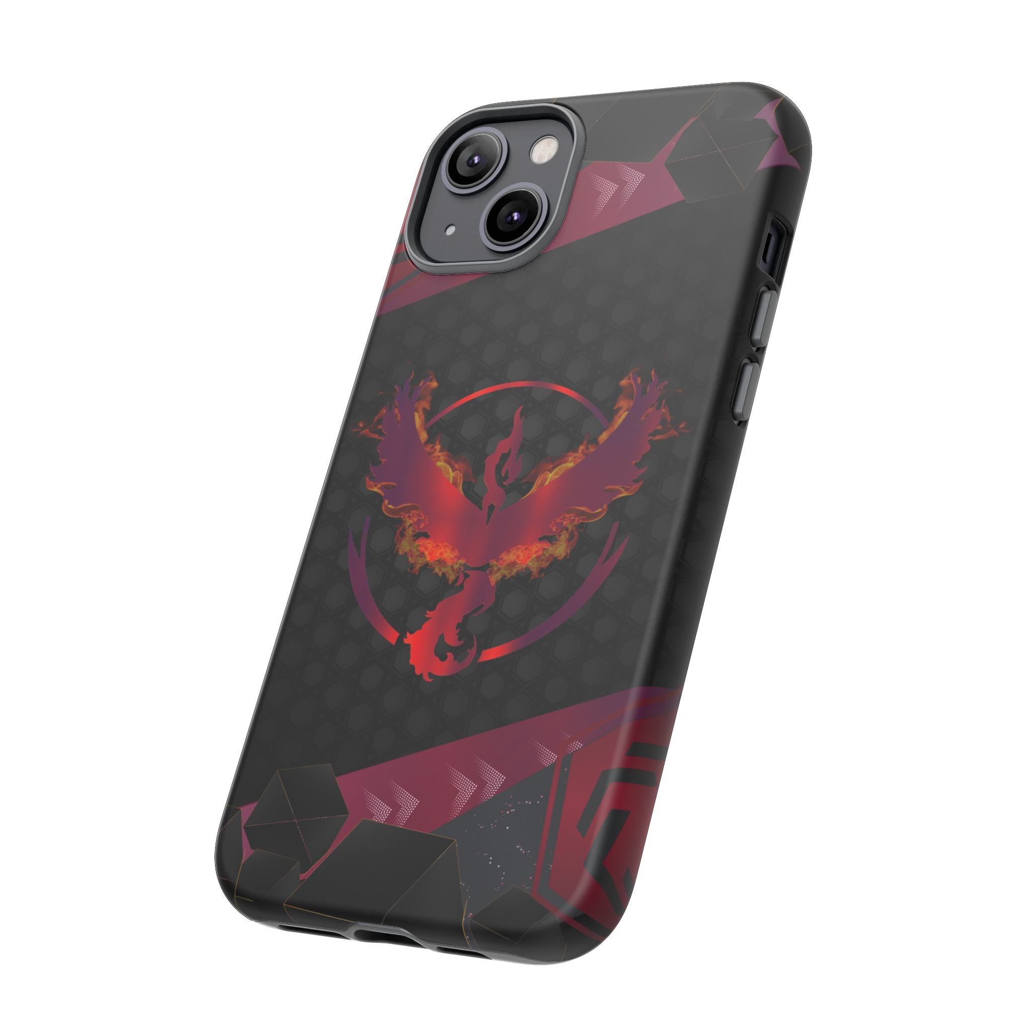 Pokémon Phone Case – Team Valor Tough & Rugged Dual-Layer Protection for iPhone, Samsung, Pixel | Wireless Charging Ready