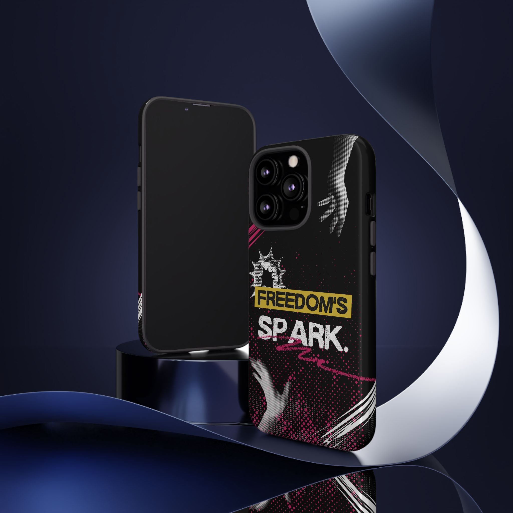 Tough Cases - Freedom's Spark Motivationsl Themed Phone Protection for iPhone, Samsung, and Google Pixel (Matte/Glossy)