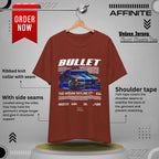 T-Shirt Nissan Skyline GT-R R34 Graphic Tee – Unisex Car Enthusiast T-Shirt – JDM Racing Gift for Him or Her Rust