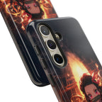 Chibi Nezuko Kamado Tough Phone Case – Anime Protective Case for iPhone & Samsung, UV Resistant, Durable & Stylish