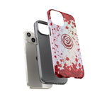 Tough Cases - Red Blossom Elegance Themed Phone Protection for iPhone, Samsung, and Google Pixel (Matte/Glossy)