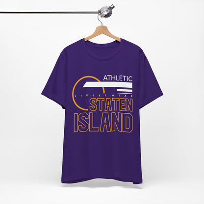 T-Shirt Unisex T Shirt - Athletic Staten Island Tee | Casual Comfort Fit | Affinite Team Purple