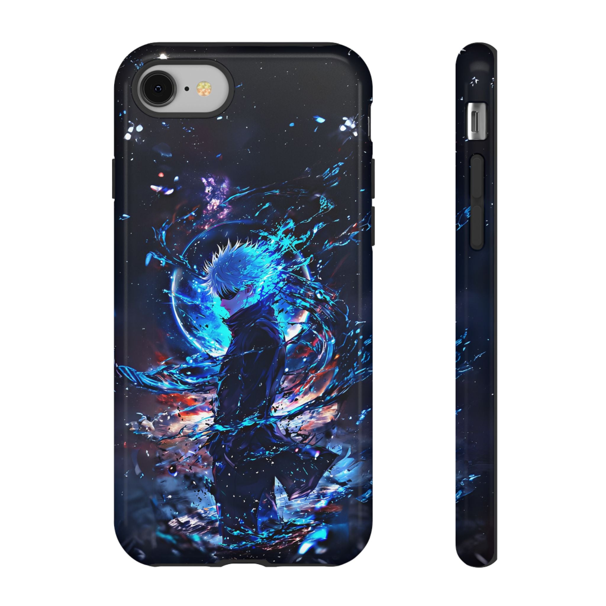 Anime Tough Phone Case – Gojou Satoru Design for iPhone, Samsung, and Google Pixel