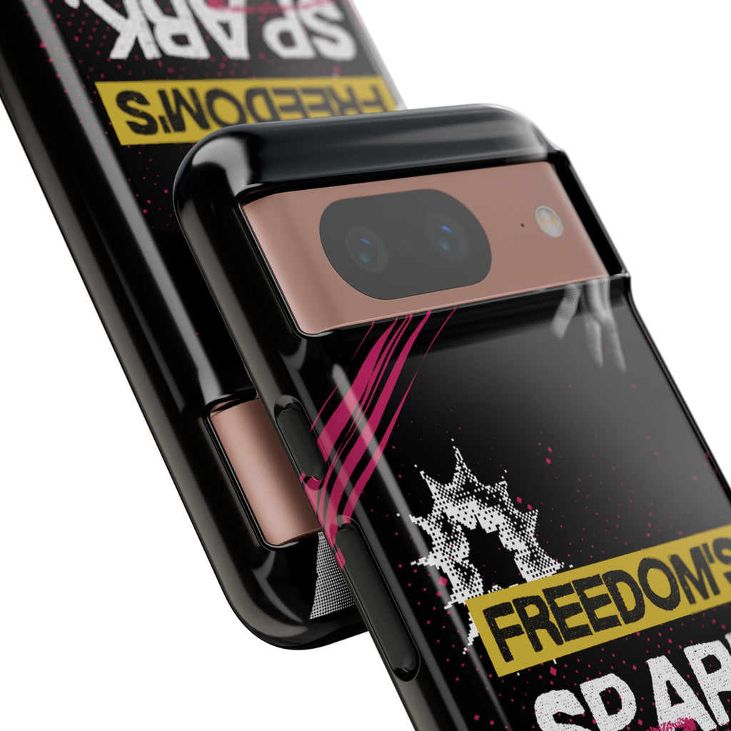 Tough Cases - Freedom's Spark Motivationsl Themed Phone Protection for iPhone, Samsung, and Google Pixel (Matte/Glossy)