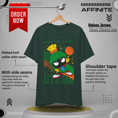 T-Shirt "Basketball Motivational T-Shirt - Rule The Court Player's Tee" Forest