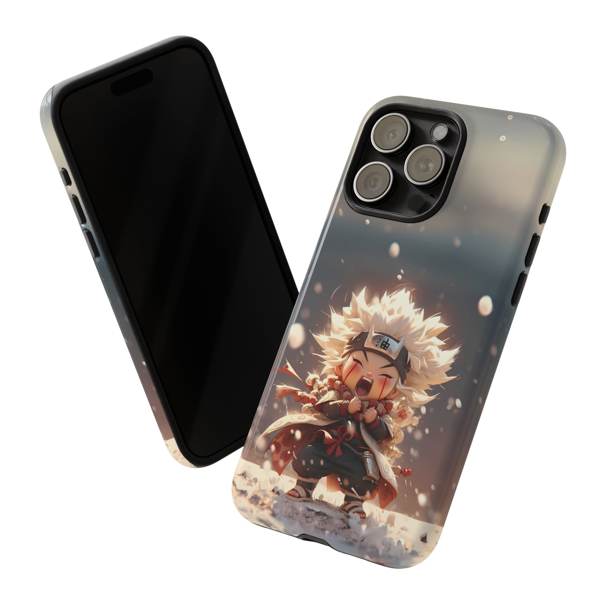 Anime Phone Case – Chibi Jiraiya Tough Protective Case for iPhone & Samsung
