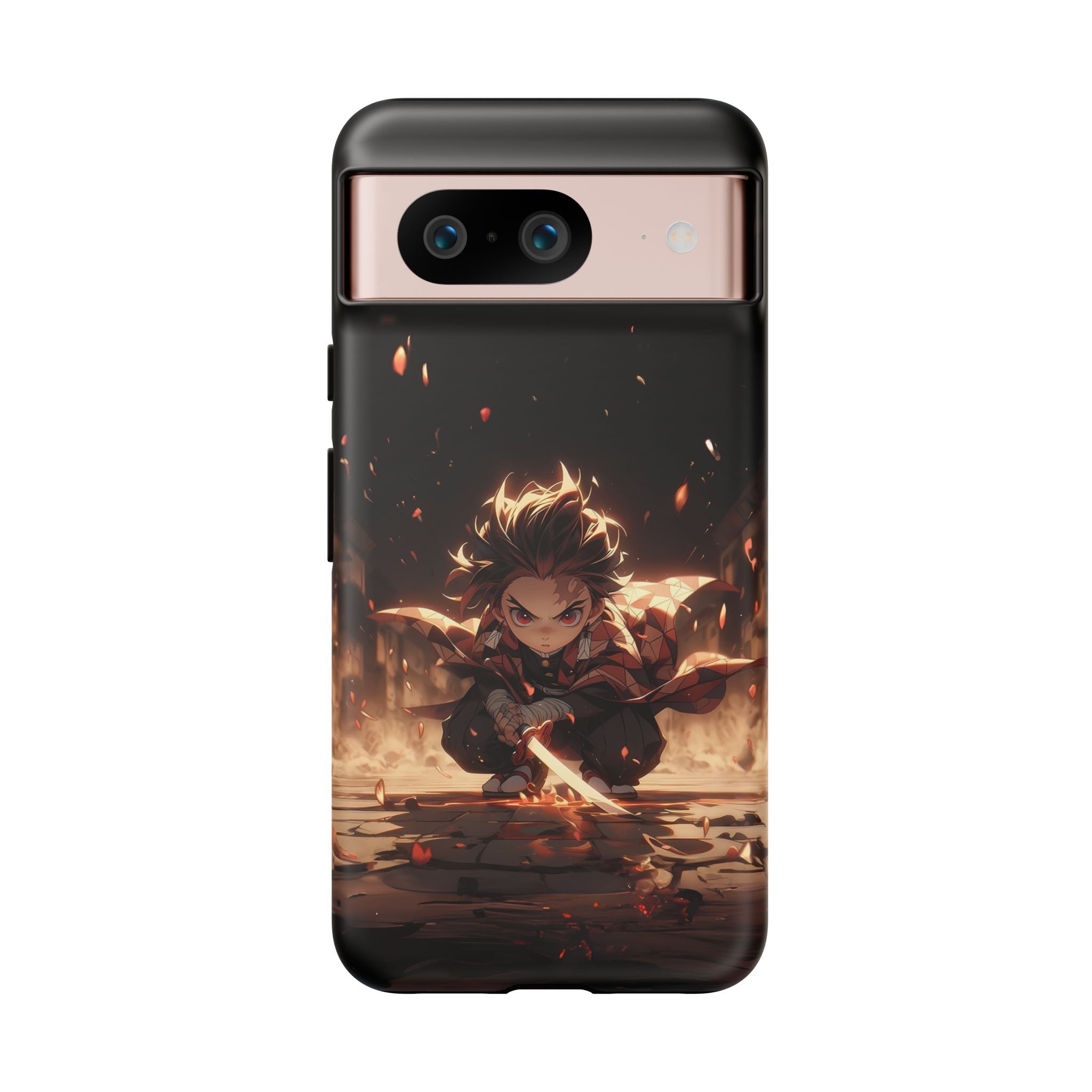 Tough Phone Case – Chibi Tanjiro Kamado Anime Protective Case for iPhone & Samsung