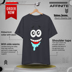 T-Shirt Cartoon Clothing - Spongebob Graphic Tee (Patrick & Mr. Krab) Heather Navy