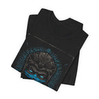T-Shirt Epic Gamer Tee | Blue Flame Masked Warrior