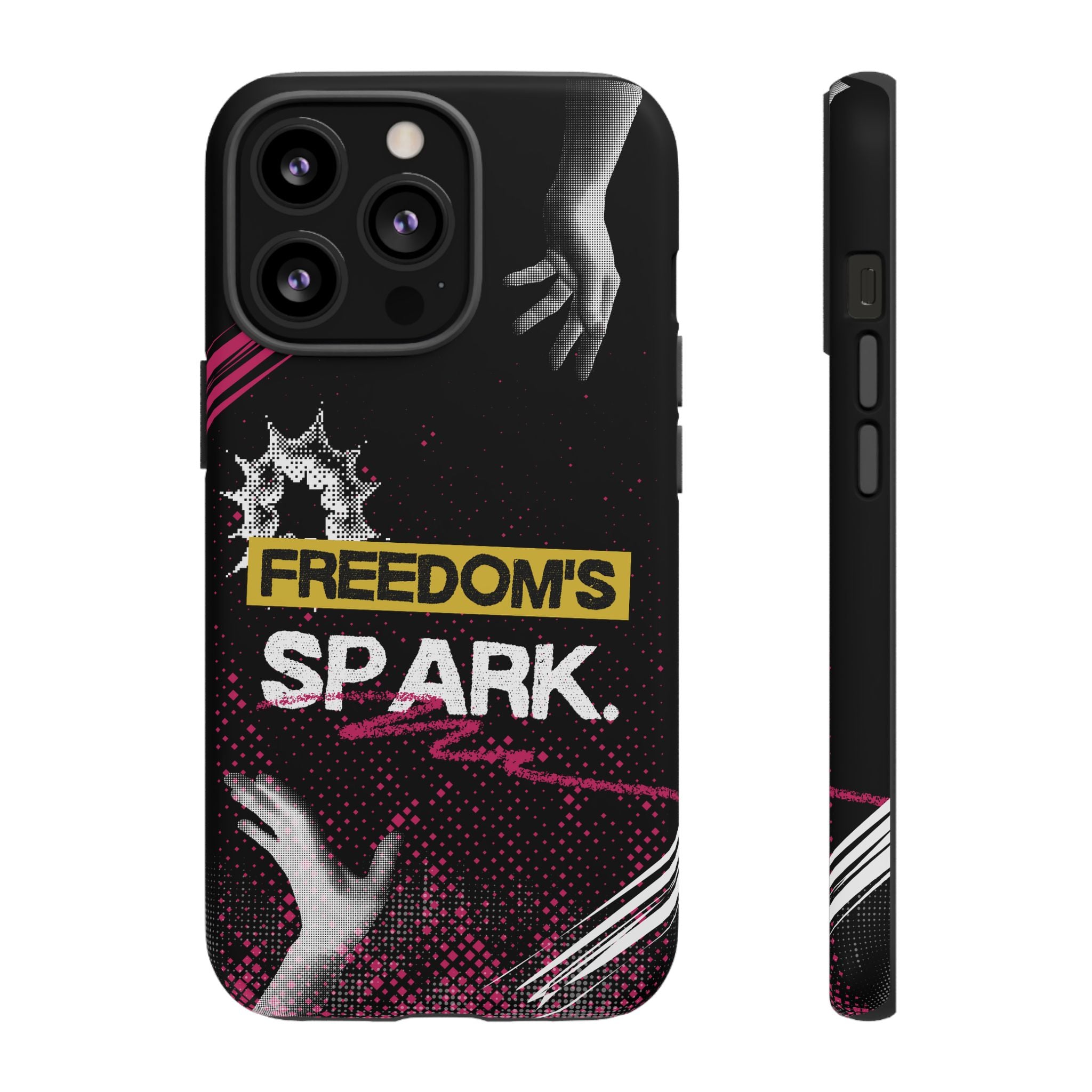 Tough Cases - Freedom's Spark Motivationsl Themed Phone Protection for iPhone, Samsung, and Google Pixel (Matte/Glossy)