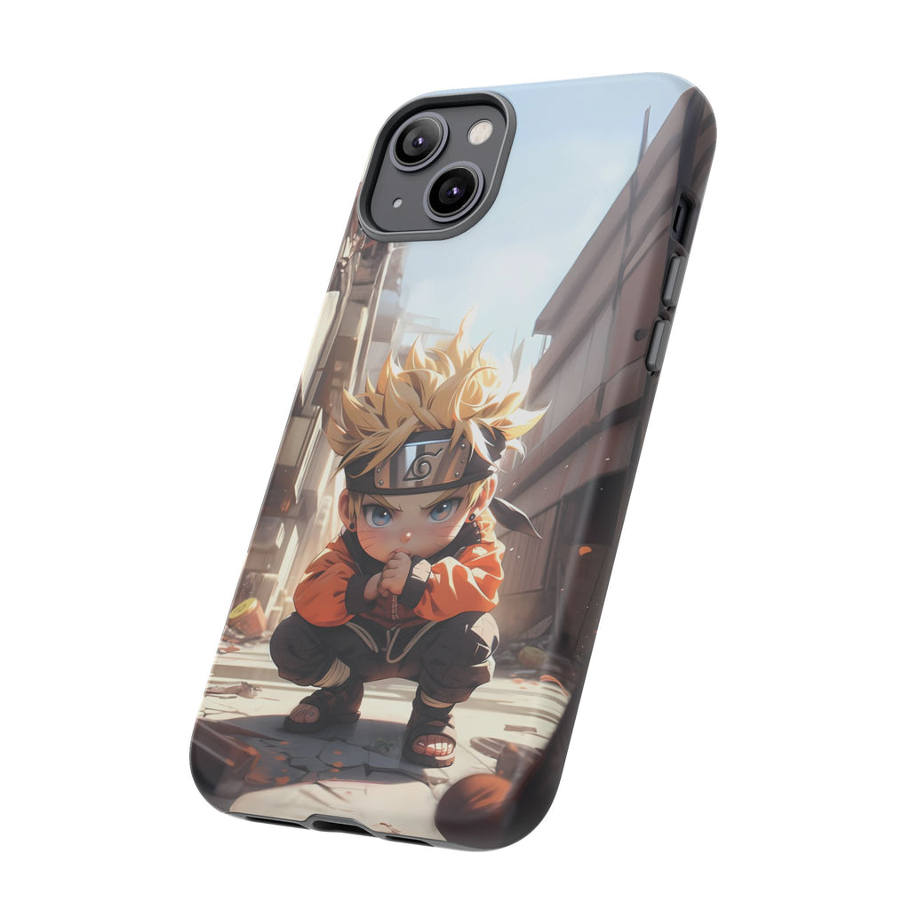 Chibi Naruto Tough Phone Case – Anime Protective Case for iPhone & Samsung, UV Resistant, Durable & Stylish