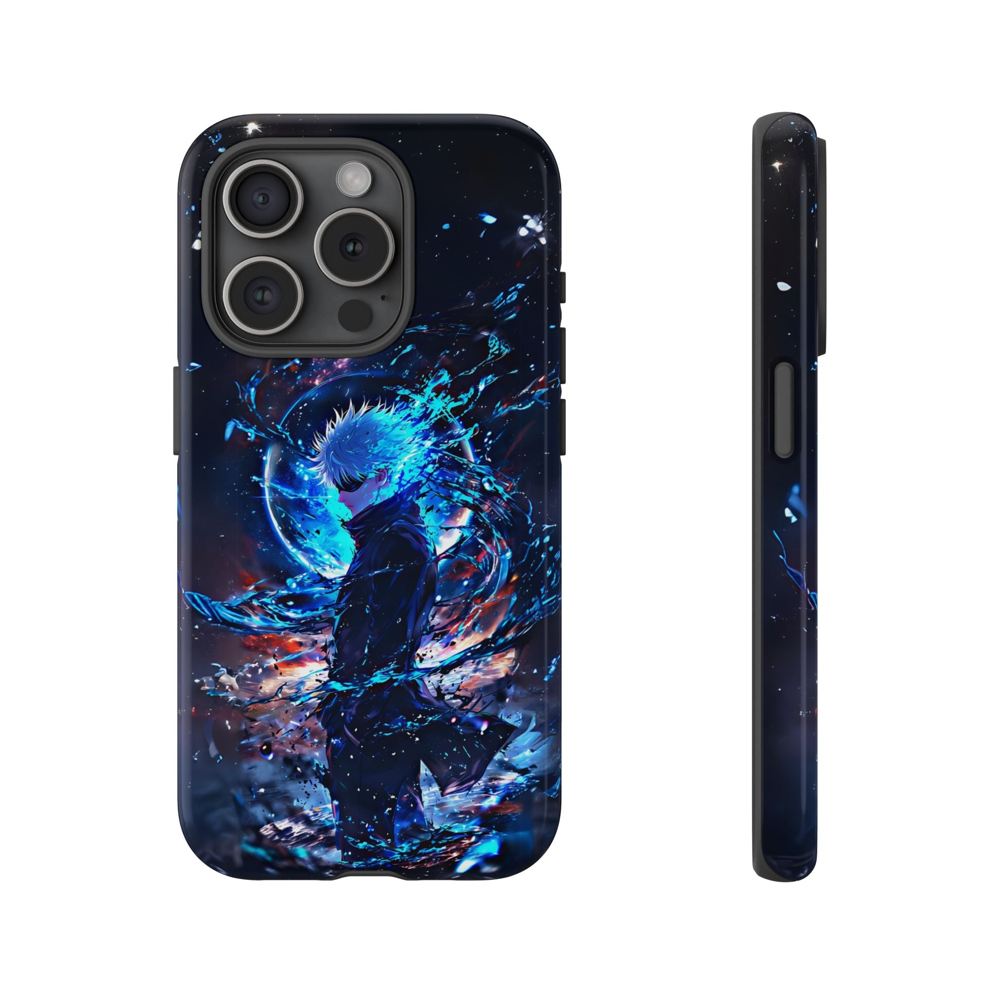 Anime Tough Phone Case – Gojou Satoru Design for iPhone, Samsung, and Google Pixel