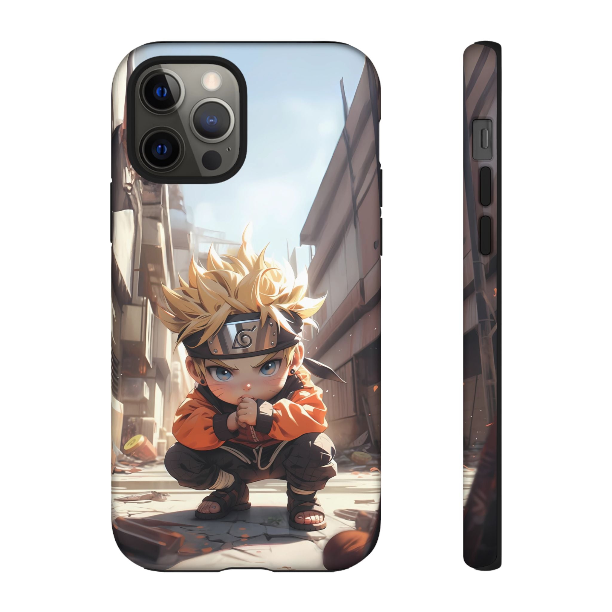 Chibi Naruto Tough Phone Case – Anime Protective Case for iPhone & Samsung, UV Resistant, Durable & Stylish