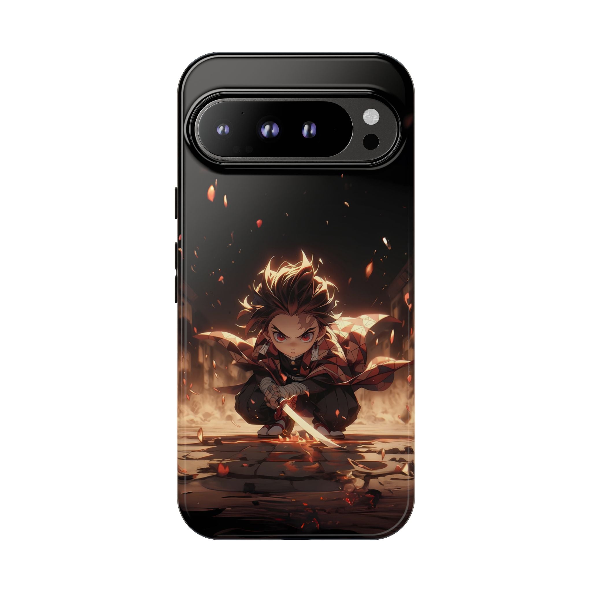 Tough Phone Case – Chibi Tanjiro Kamado Anime Protective Case for iPhone & Samsung