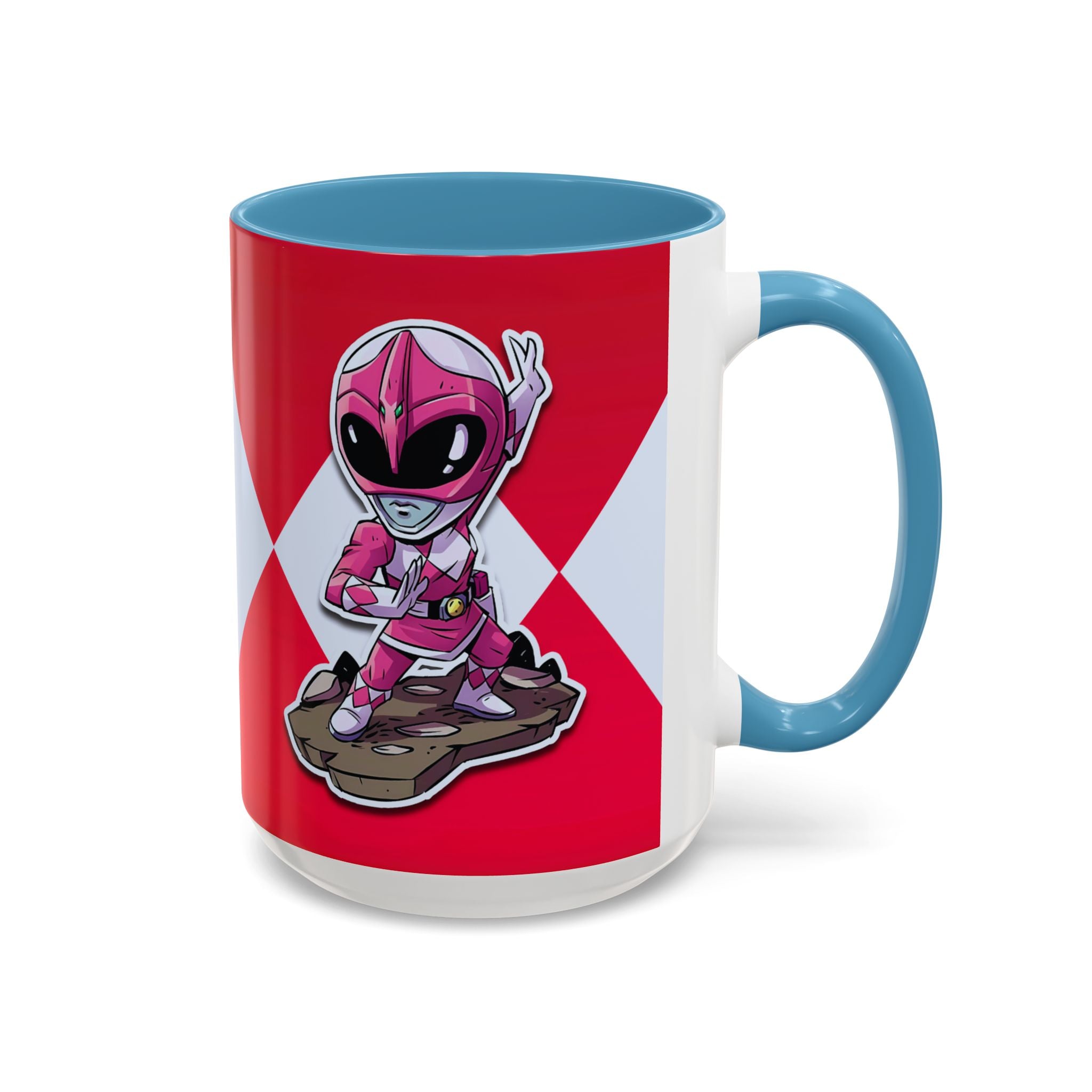 Mighty Morphin Power Rangers Pink Ranger Ceramic Mug - 11oz & 15oz Coffee Mug - Accent Mug for Pop Culture Fans