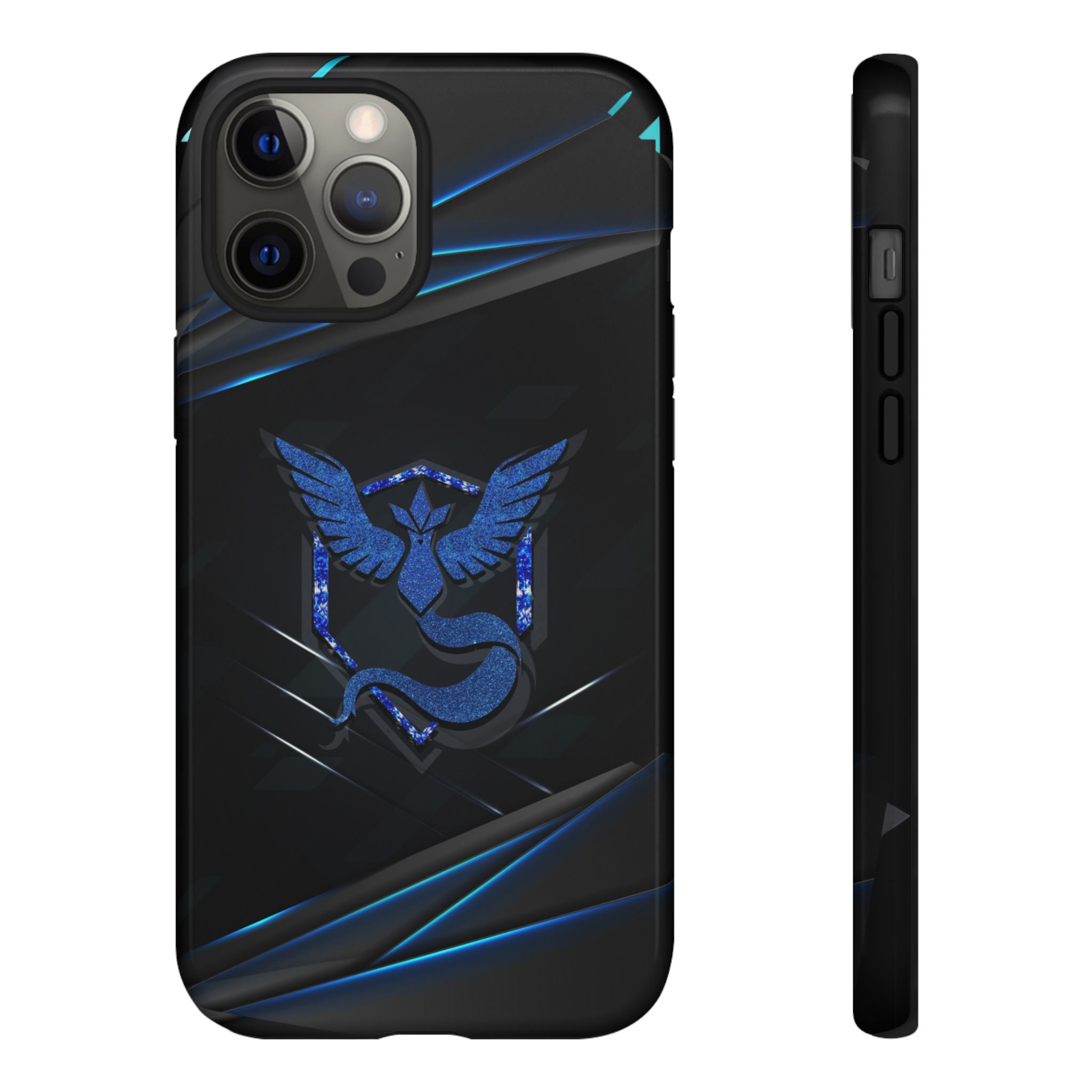 Team Mystic Phone Case - Tough Dual-Layer Protective Case for iPhone, Samsung, Pixel