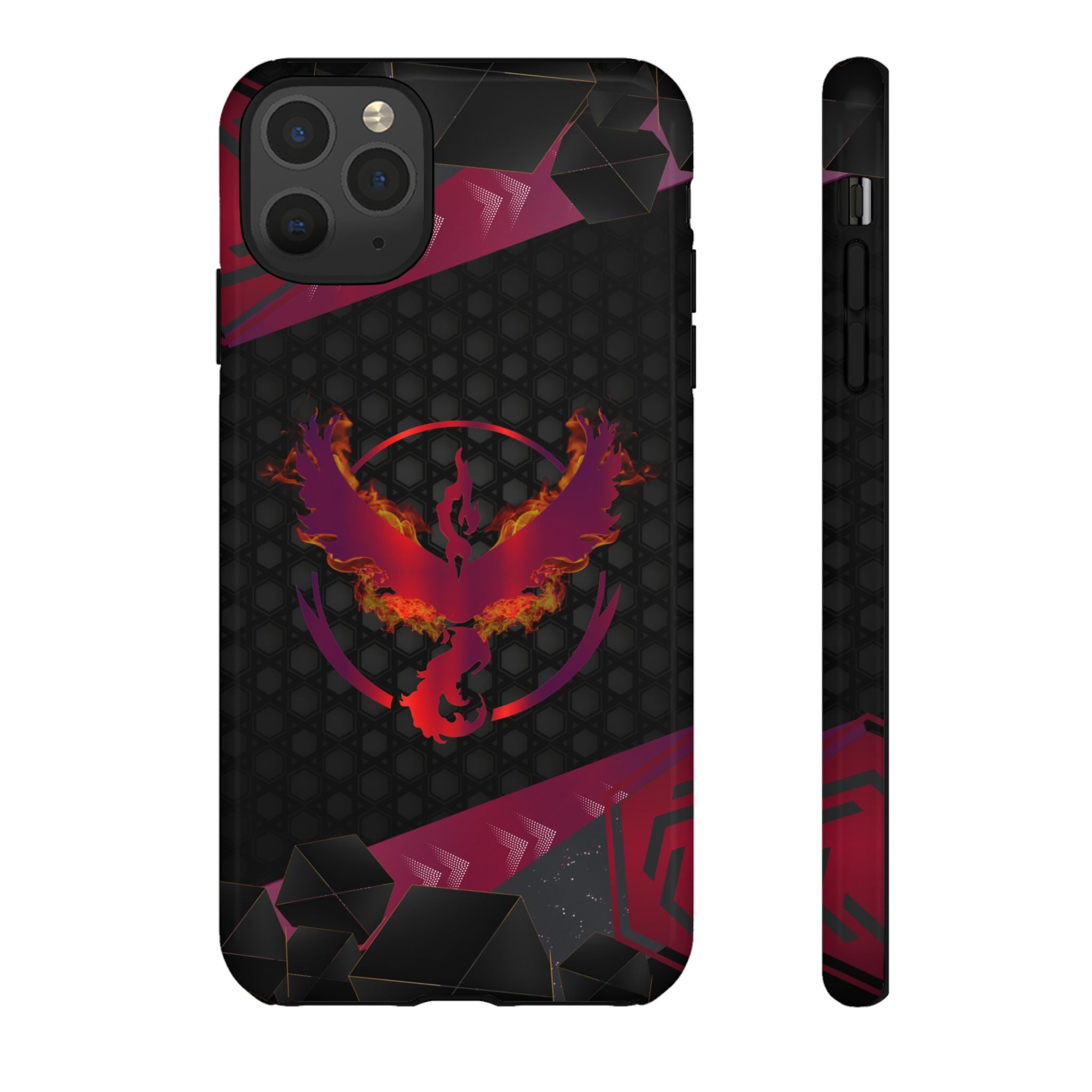 Pokémon Phone Case – Team Valor Tough & Rugged Dual-Layer Protection for iPhone, Samsung, Pixel | Wireless Charging Ready