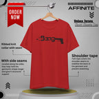 T-Shirt Bang Graphic Unisex Jersey Short Sleeve Tee - Casual Streetwear T-Shirt Red