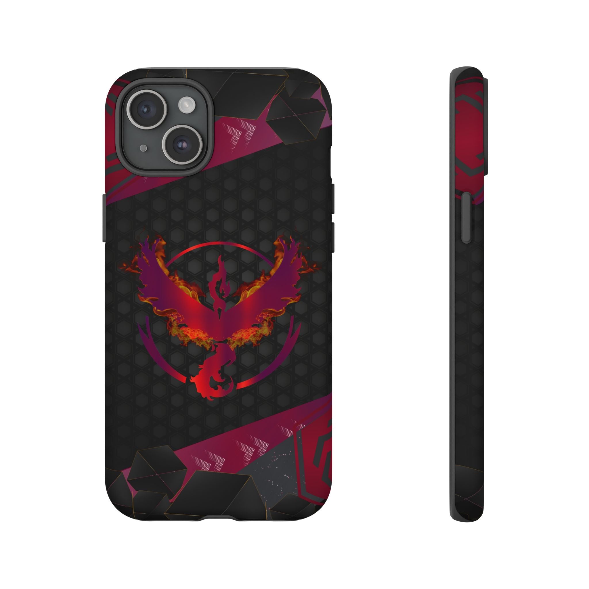Pokémon Phone Case – Team Valor Tough & Rugged Dual-Layer Protection for iPhone, Samsung, Pixel | Wireless Charging Ready
