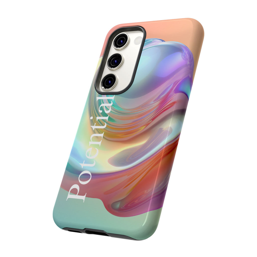 Colorful Phone Tough Case - "Potential" Metamorph Design