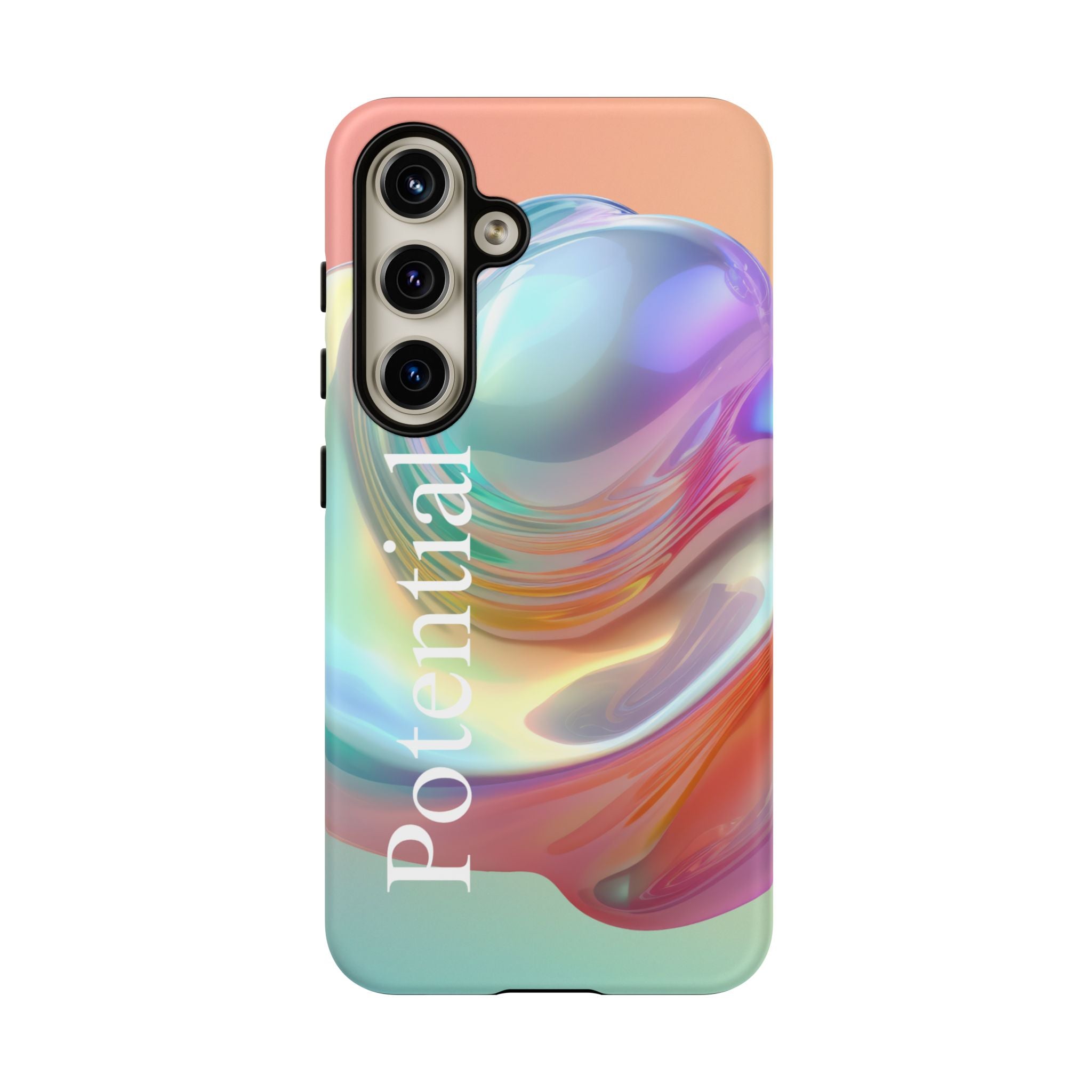 Colorful Phone Tough Case - "Potential" Metamorph Design