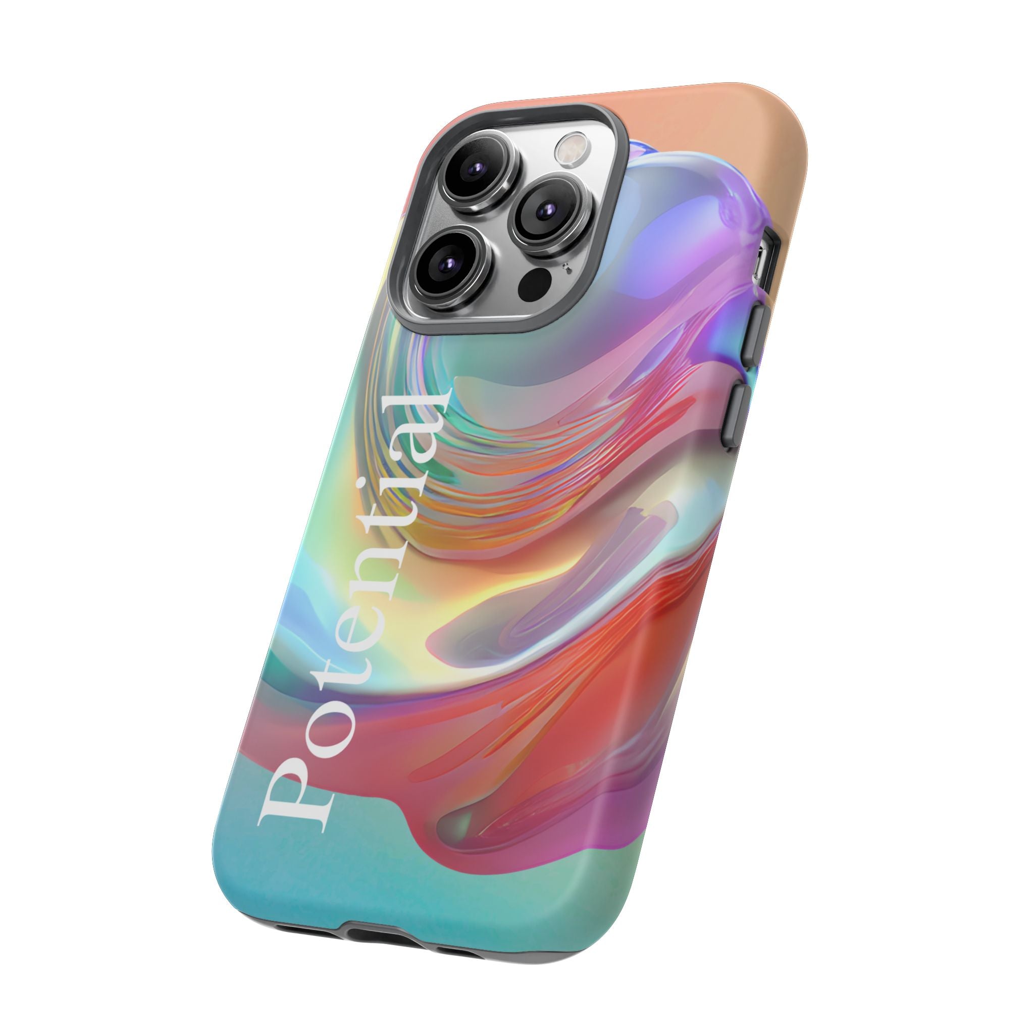 Colorful Phone Tough Case - "Potential" Metamorph Design