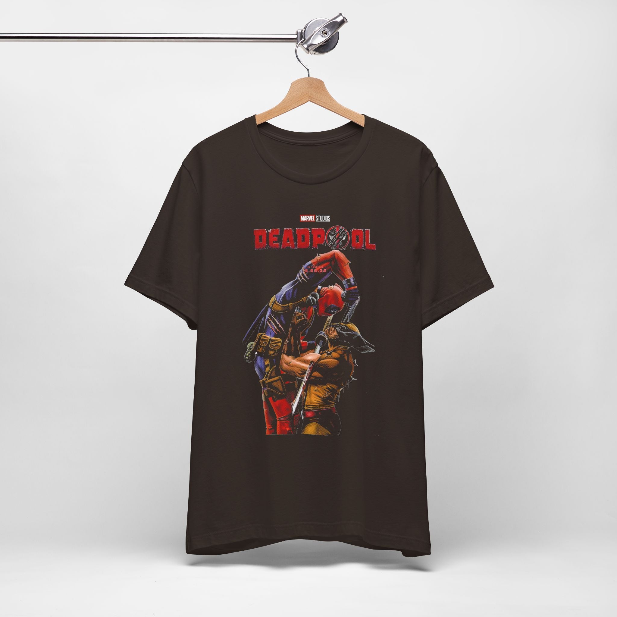 Deadpool Graphic Tee – Marvel Movie Unisex Jersey Shirt | Soft Cotton for Comic Fans & Pop Culture Lovers