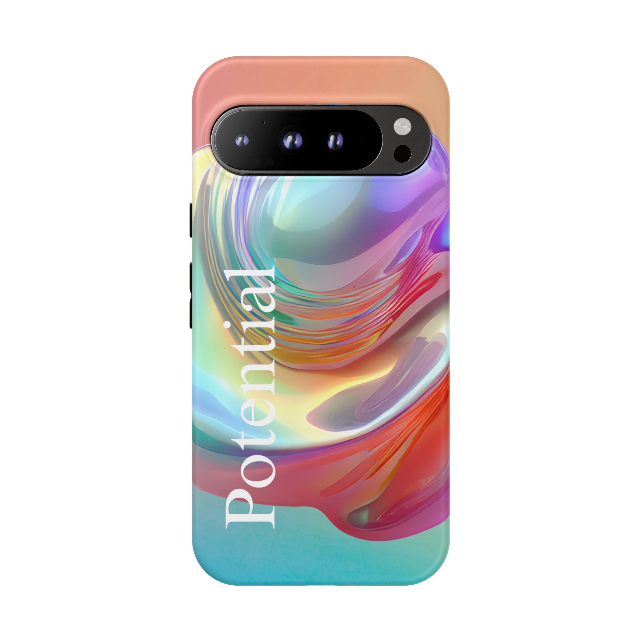Colorful Phone Tough Case - "Potential" Metamorph Design