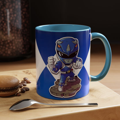Mug Mighty Morphin Power Rangers Blue Ranger Ceramic Mug - 11oz & 15oz Coffee Mug - Accent Mug for Pop Culture Fans