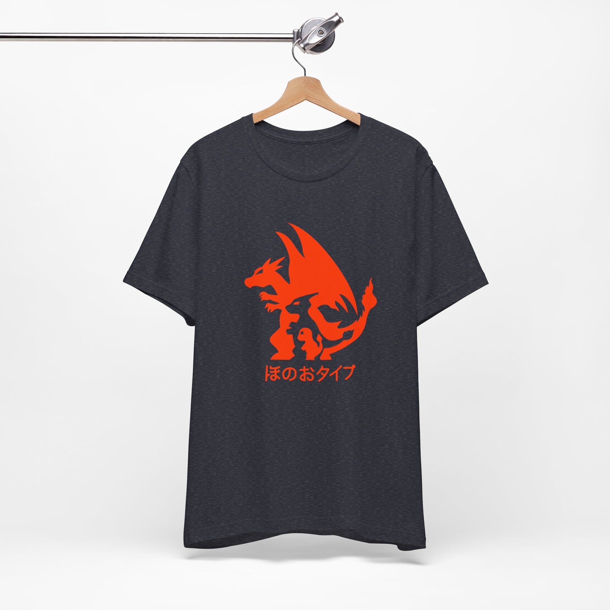 T-Shirt Unisex Dragon Graphic Tee - Perfect for Gamers, Anime Lovers, Casual Wear, Birthday Gifts, Fun Events, Cozy Vibes Heather Navy