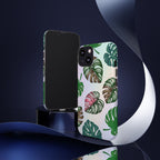 Tough Cases - Monstera Leaf Themed Phone Protection for iPhone, Samsung, and Google Pixel (Matte/Glossy)