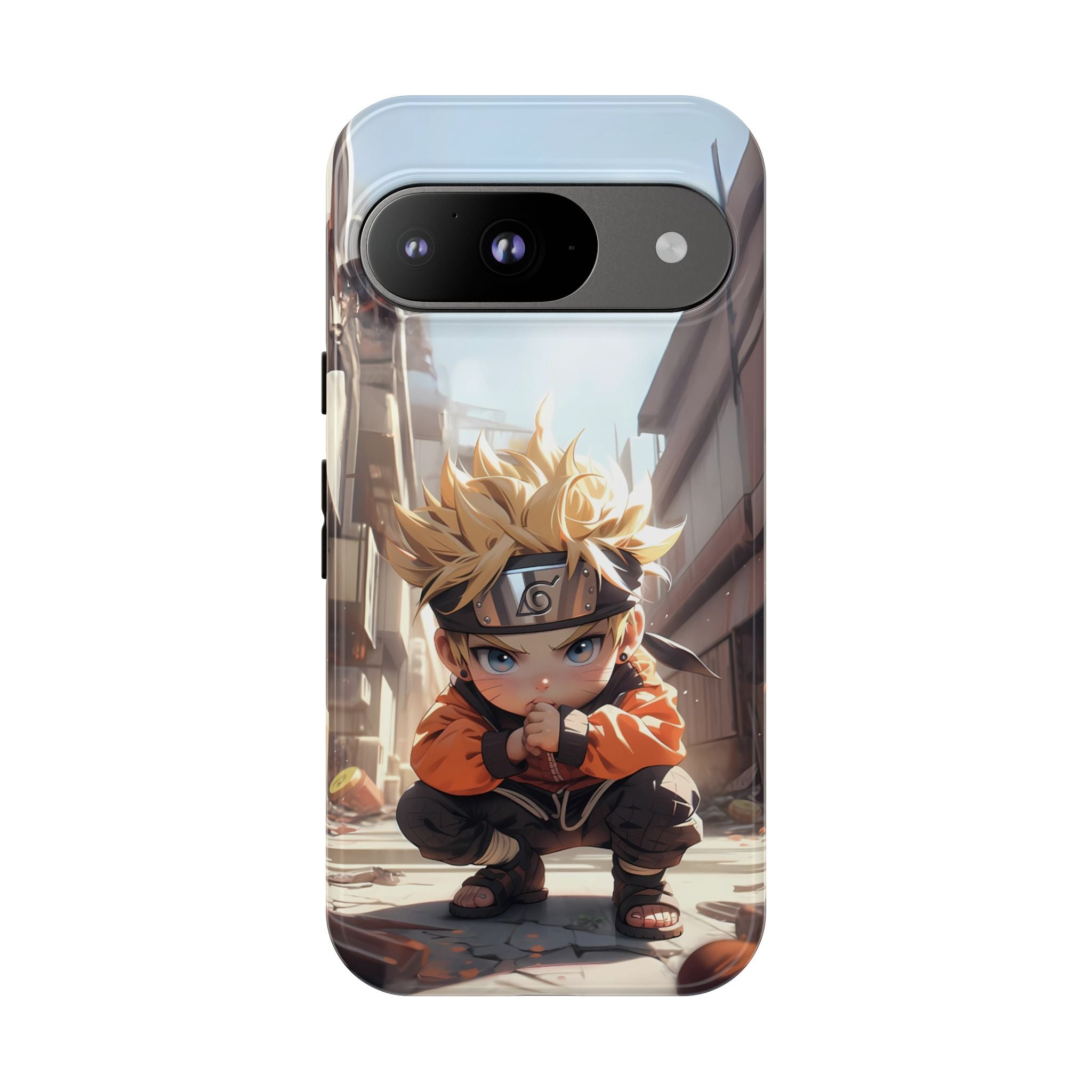 Chibi Naruto Tough Phone Case – Anime Protective Case for iPhone & Samsung, UV Resistant, Durable & Stylish
