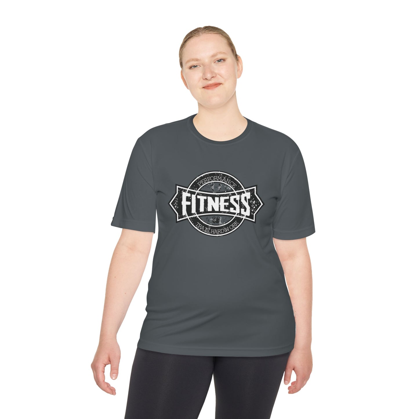 T-Shirt Moisture Wicking Fitness Shirt - Unisex Workout Tee for Gym, Running, Yoga