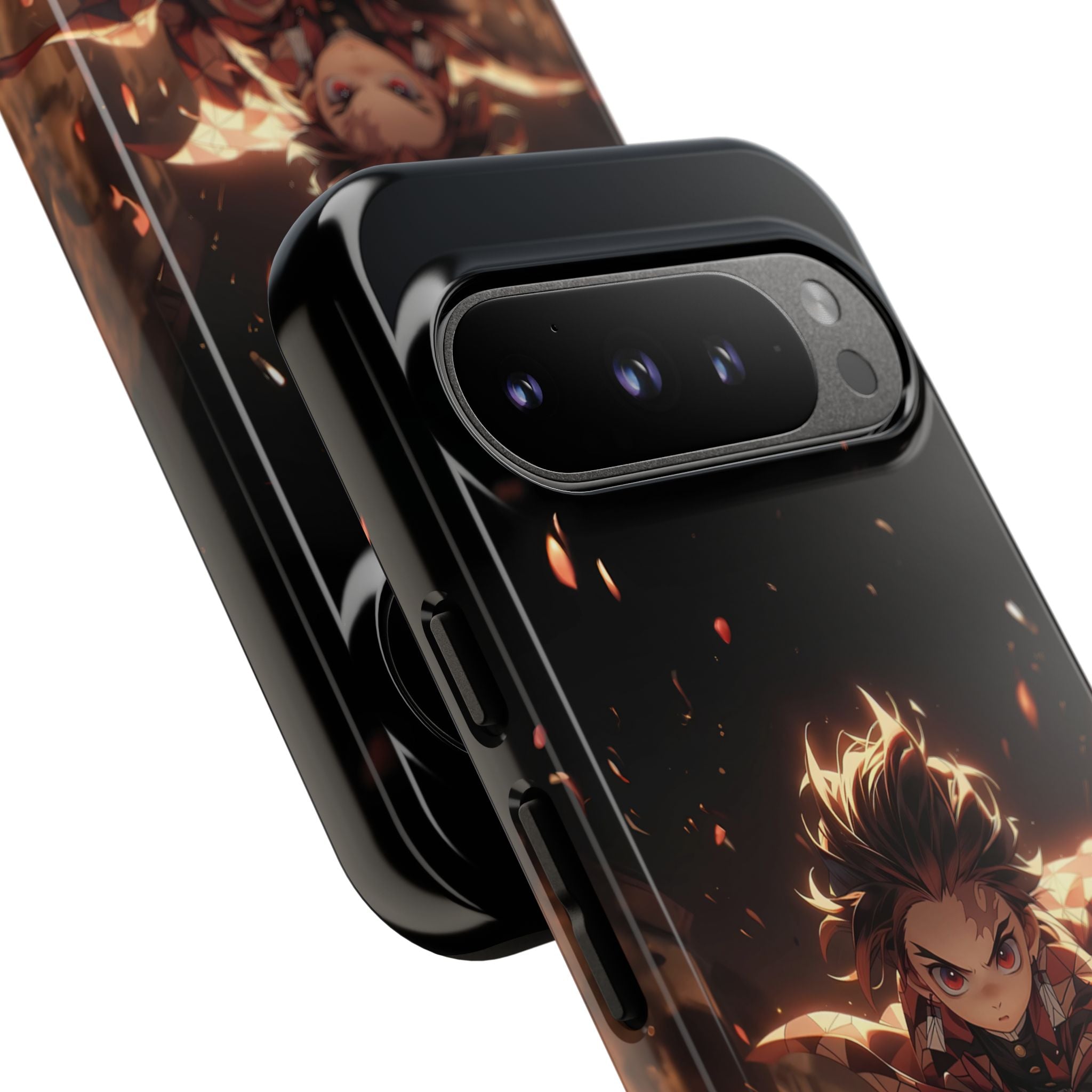 Tough Phone Case – Chibi Tanjiro Kamado Anime Protective Case for iPhone & Samsung