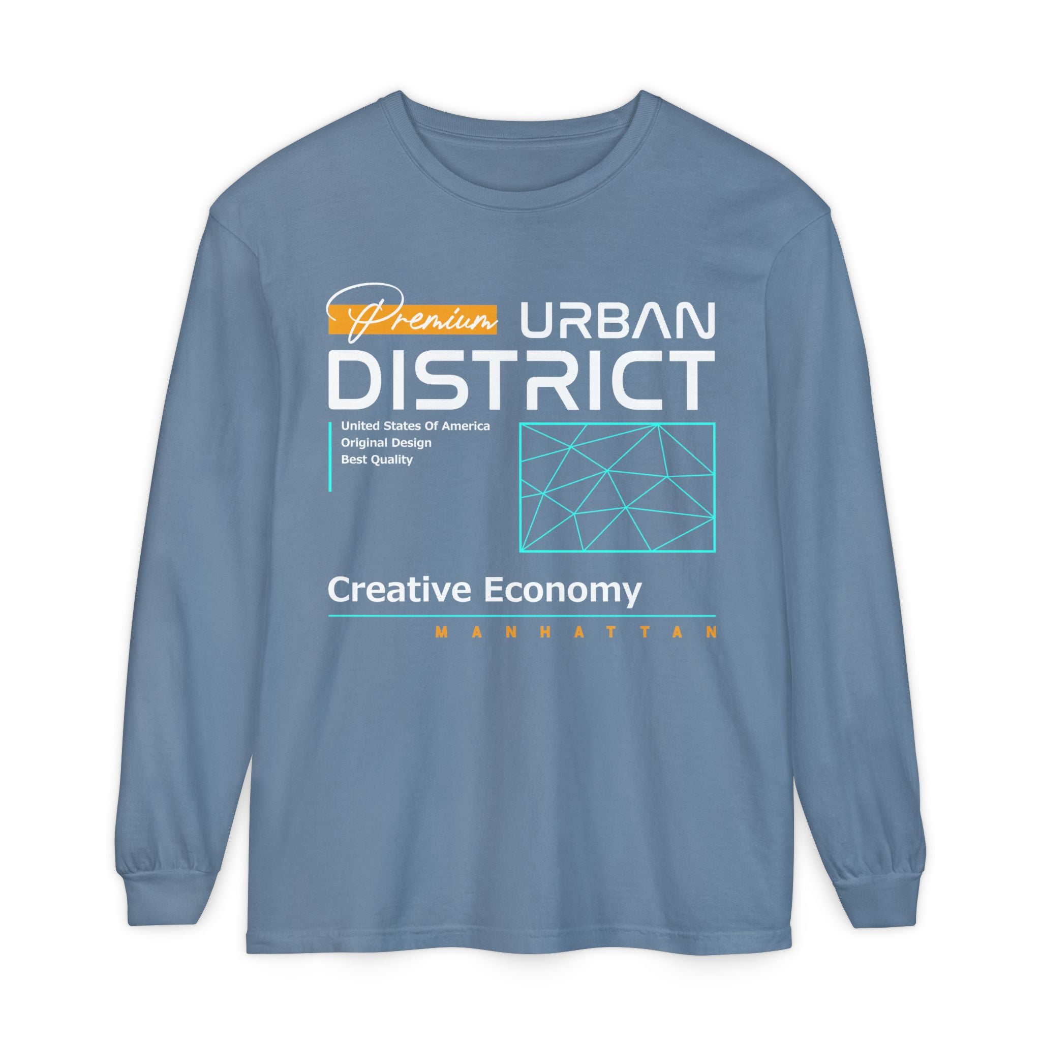Vintage Graphic Long Sleeve Tee - Urban District Unisex Shirt