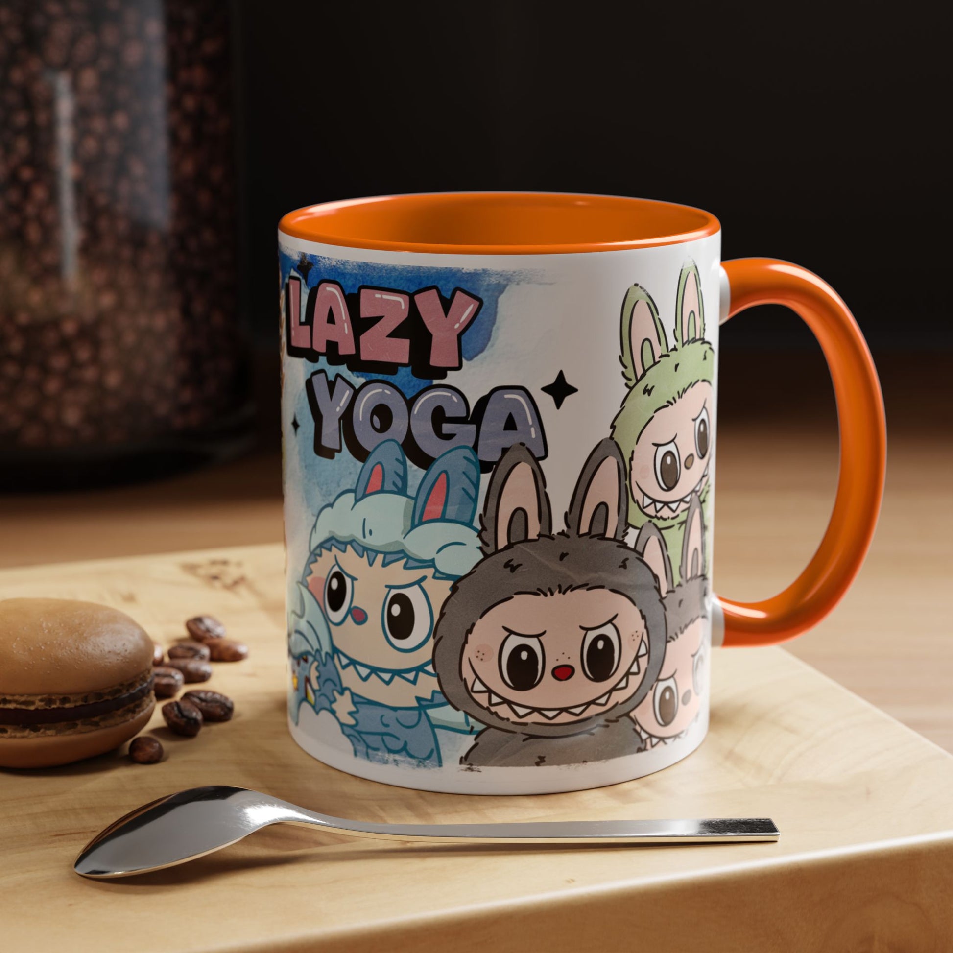 Mug Lazy Yoga Monsters Coffee Mug - Fun Accent Mug for Yoga Lovers