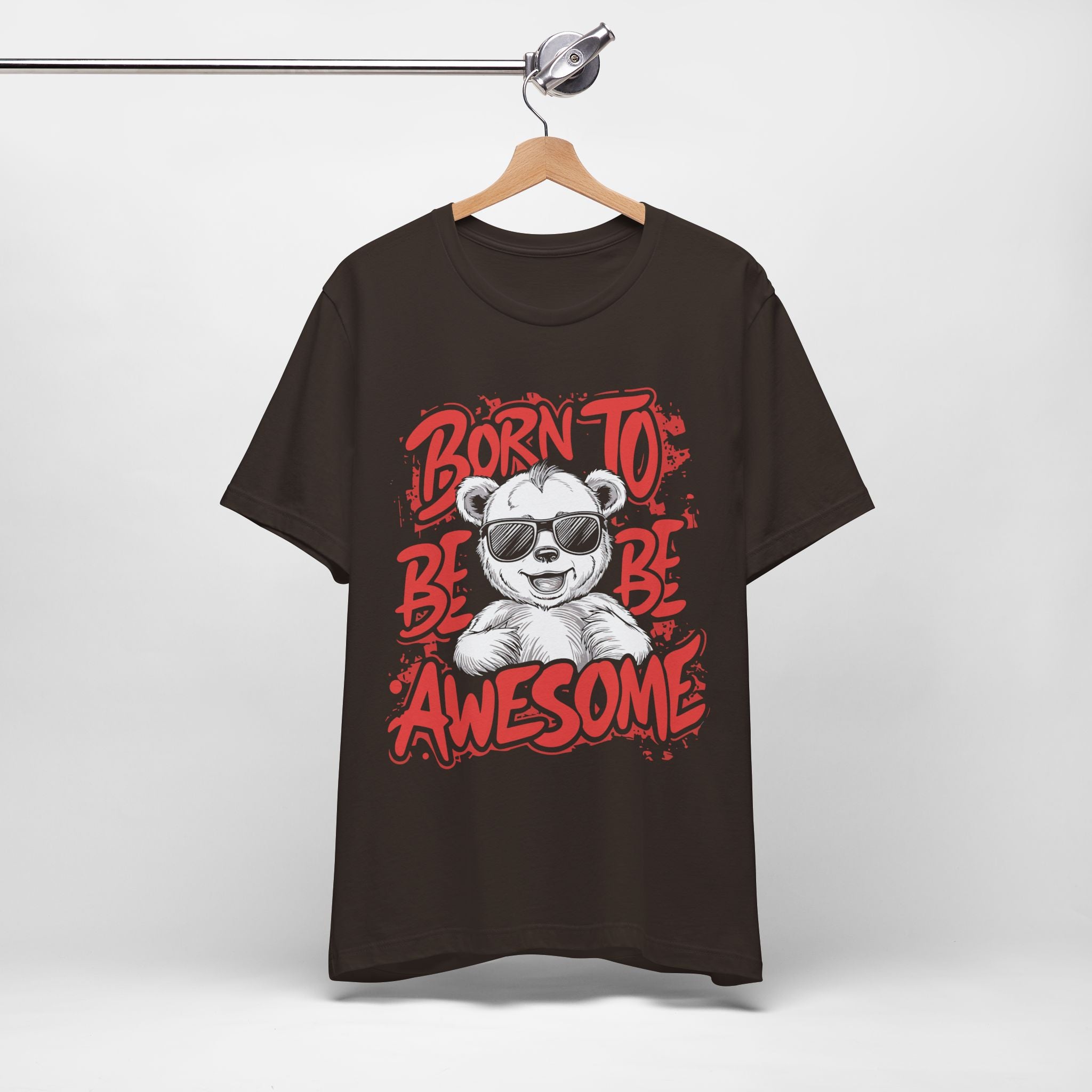 Born To Be Awesome Shirt – Fun Graphic Tee for Kids & Adults | Soft Cotton Unisex Fit