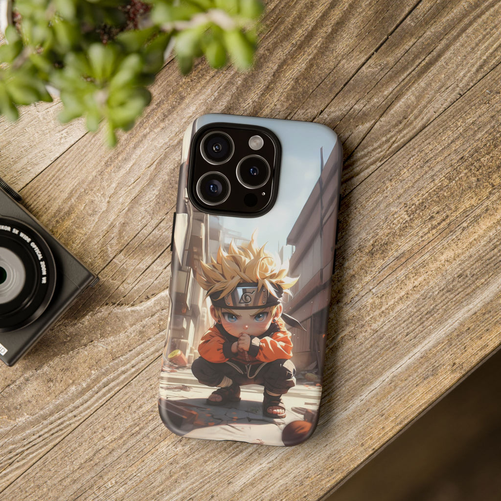 Chibi Naruto Tough Phone Case – Anime Protective Case for iPhone & Samsung, UV Resistant, Durable & Stylish